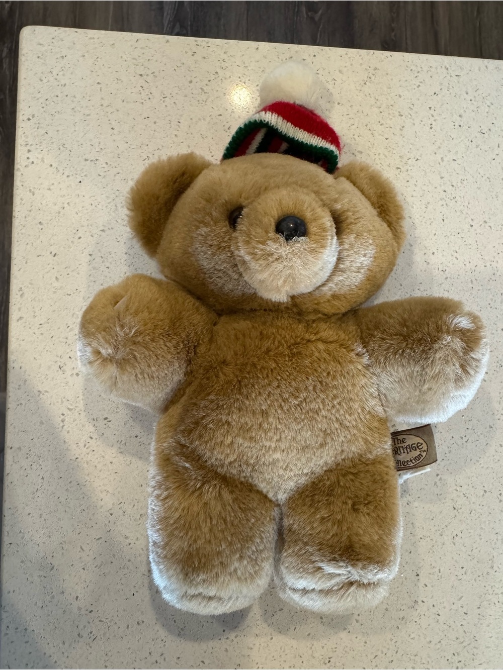 2/$25 Heritage Brown Plush Bear with Fabric Brand Tag